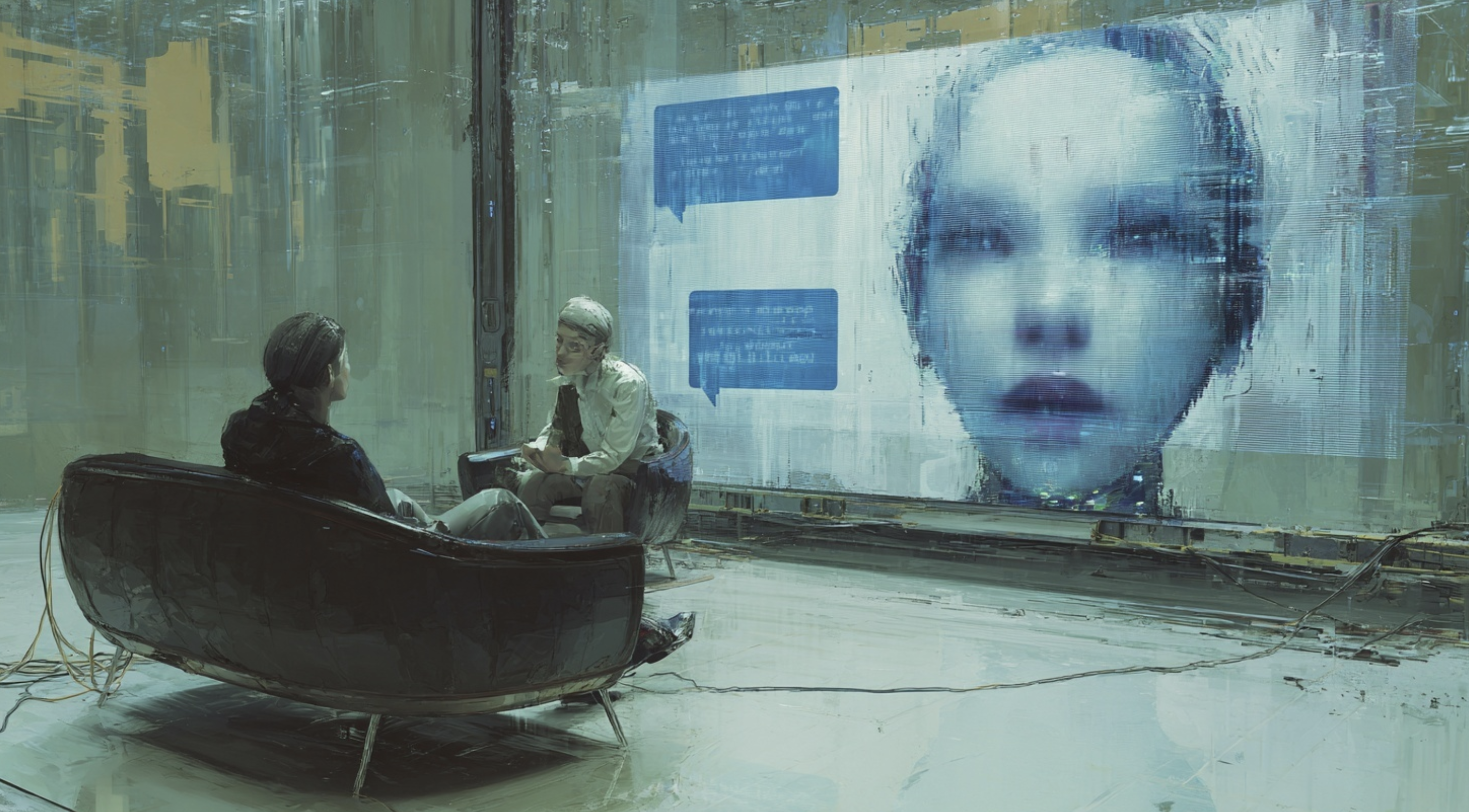 AI 에이전트와 음성코딩을 진행하는 미래 모습 예시