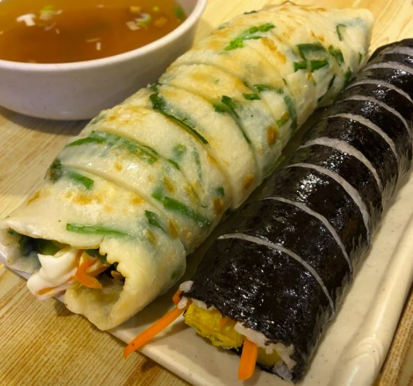 부침개 김밥