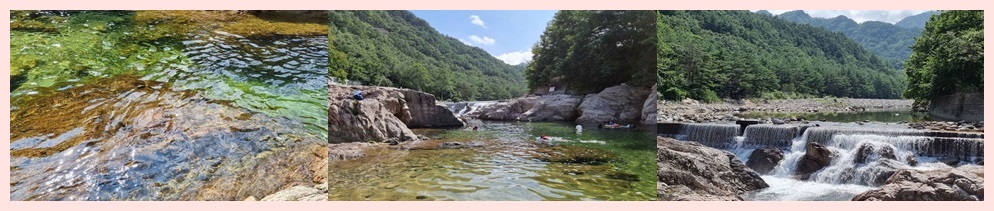백담계곡 모습