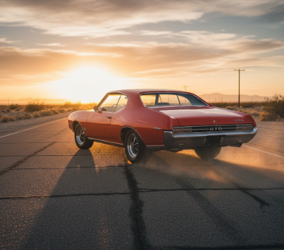60년대 미국 머슬카 관련사진 - 폰티악GTO