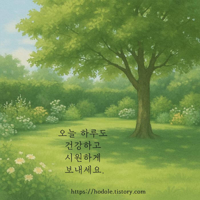 여름 인사말 문구