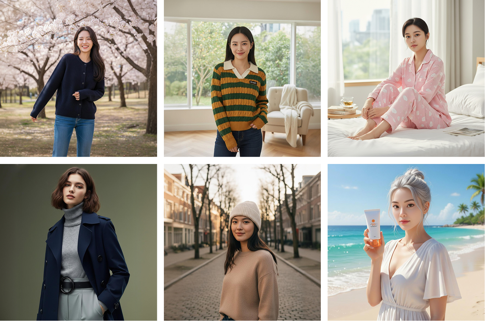 드랩아트 AI 모델로 만든 화보