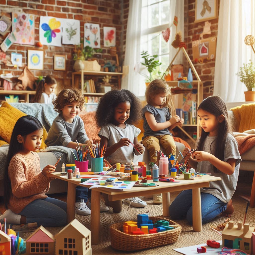 집에서의 창작 활동