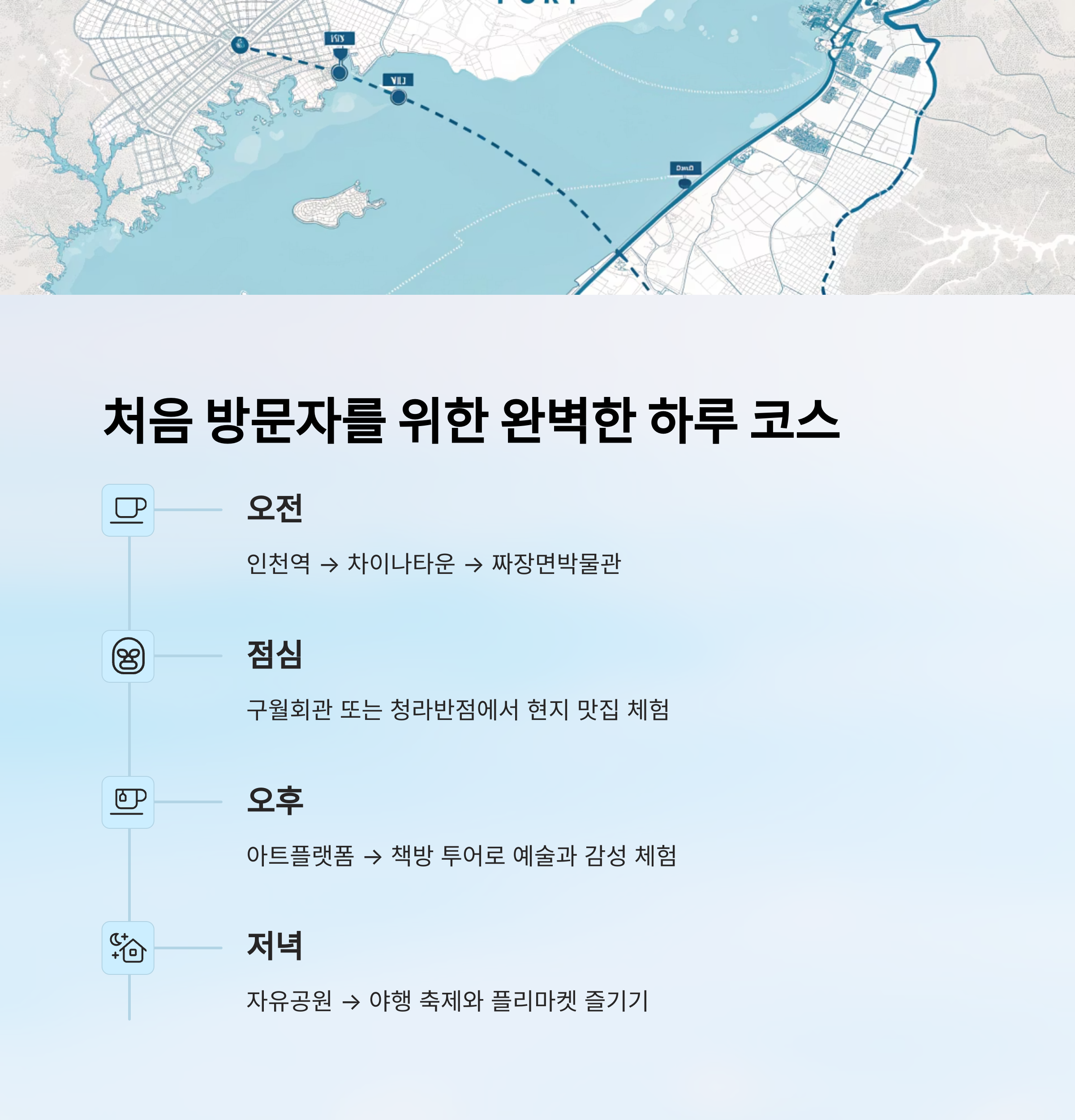 초보자 완벽한 하루 코스