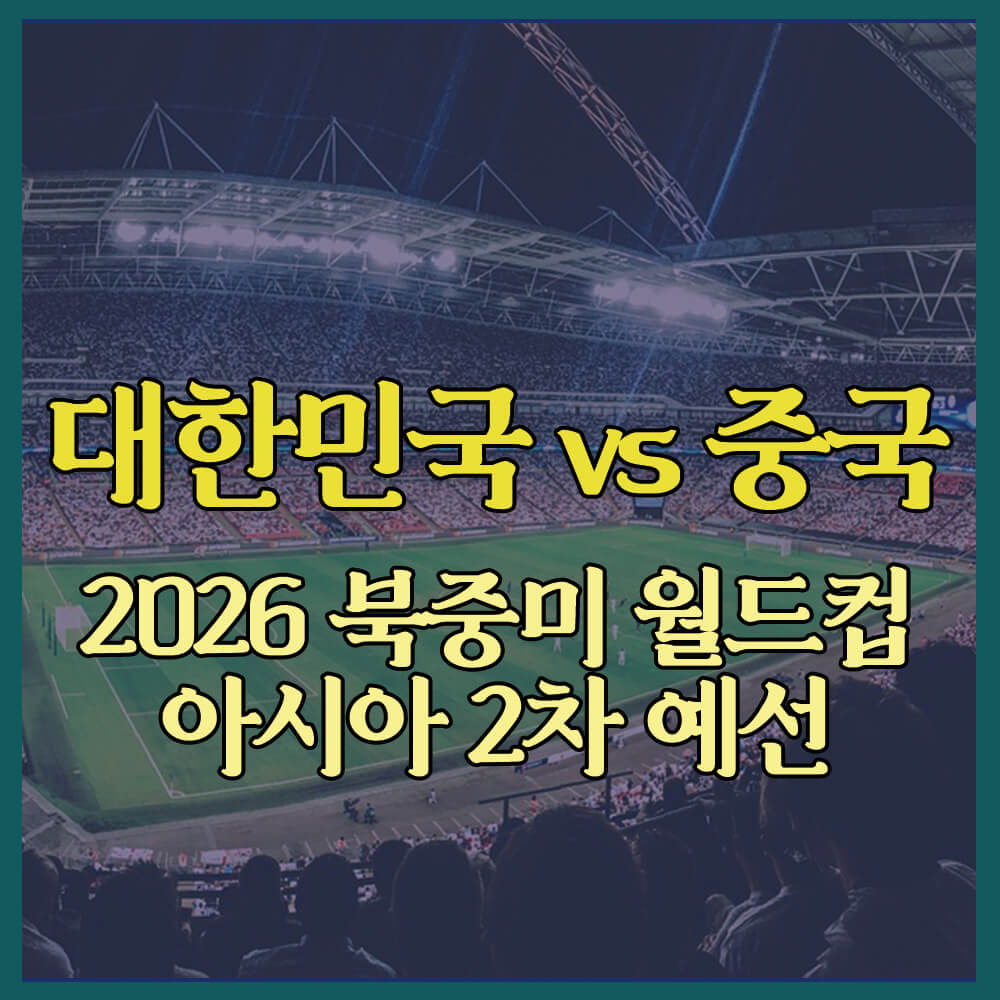 2026북중미월드컵아시아예선, 한국중국축구, 대한민국축구국가대표팀일정, 축구