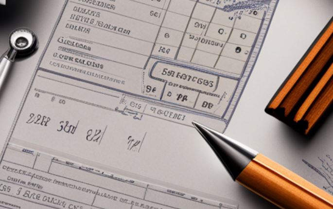 세금 계산 명세서 이미지