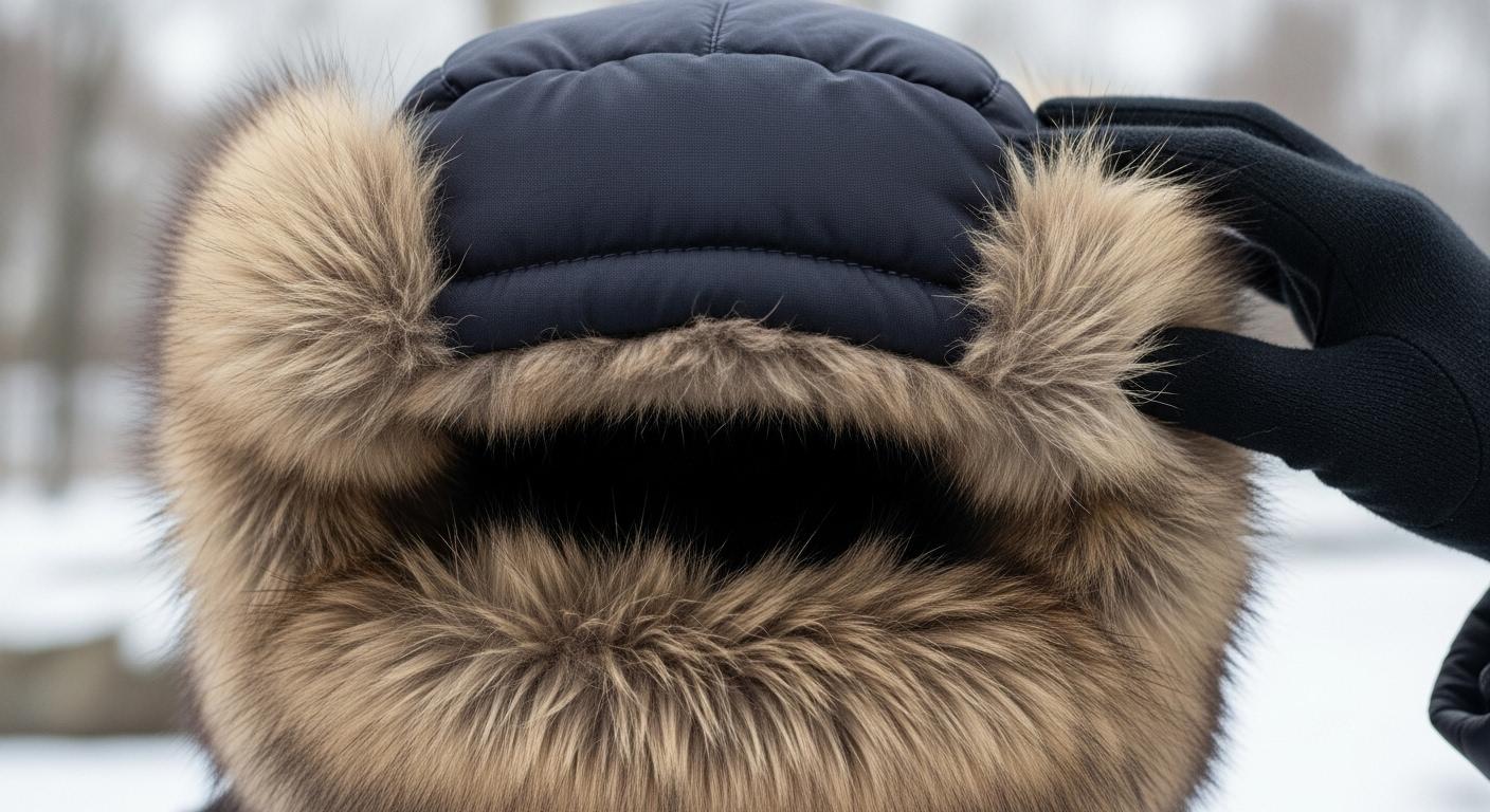 패딩 모자 털