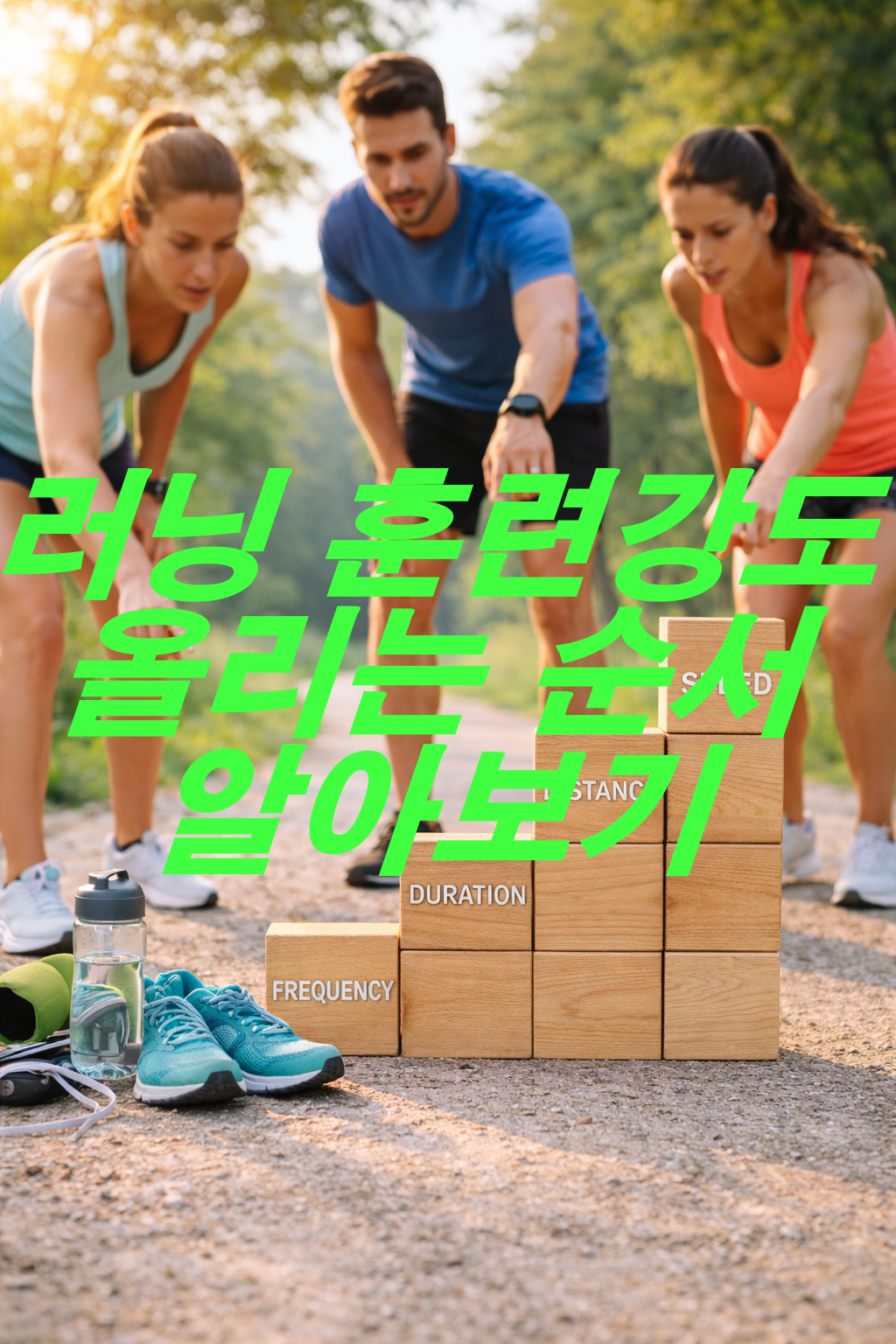 러닝 훈련 강도를 올리는 올바른 순서 알아보기