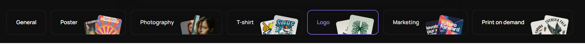 AI 무료 로고 이미지 생성 Ideogram Logo 선택