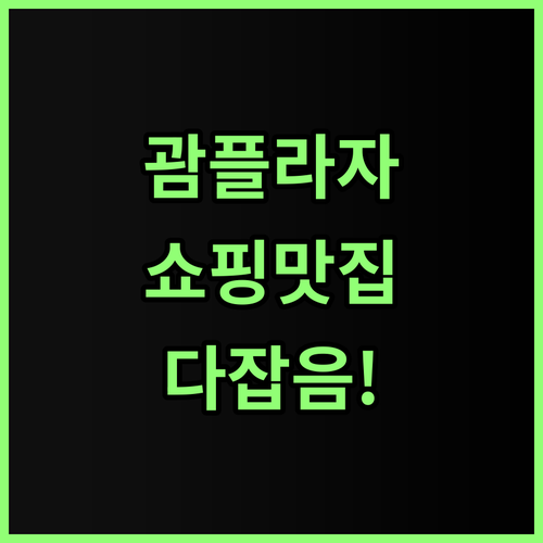 괌 플라자 리조트 추천 쇼핑과 맛집 ..