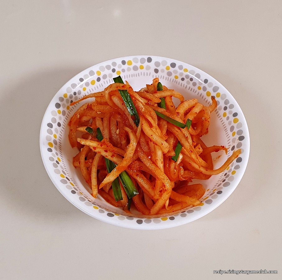 무생채 무침
