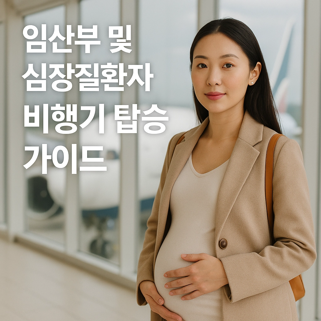 임산부 및 심장질환자 비행기 탑승 가이드