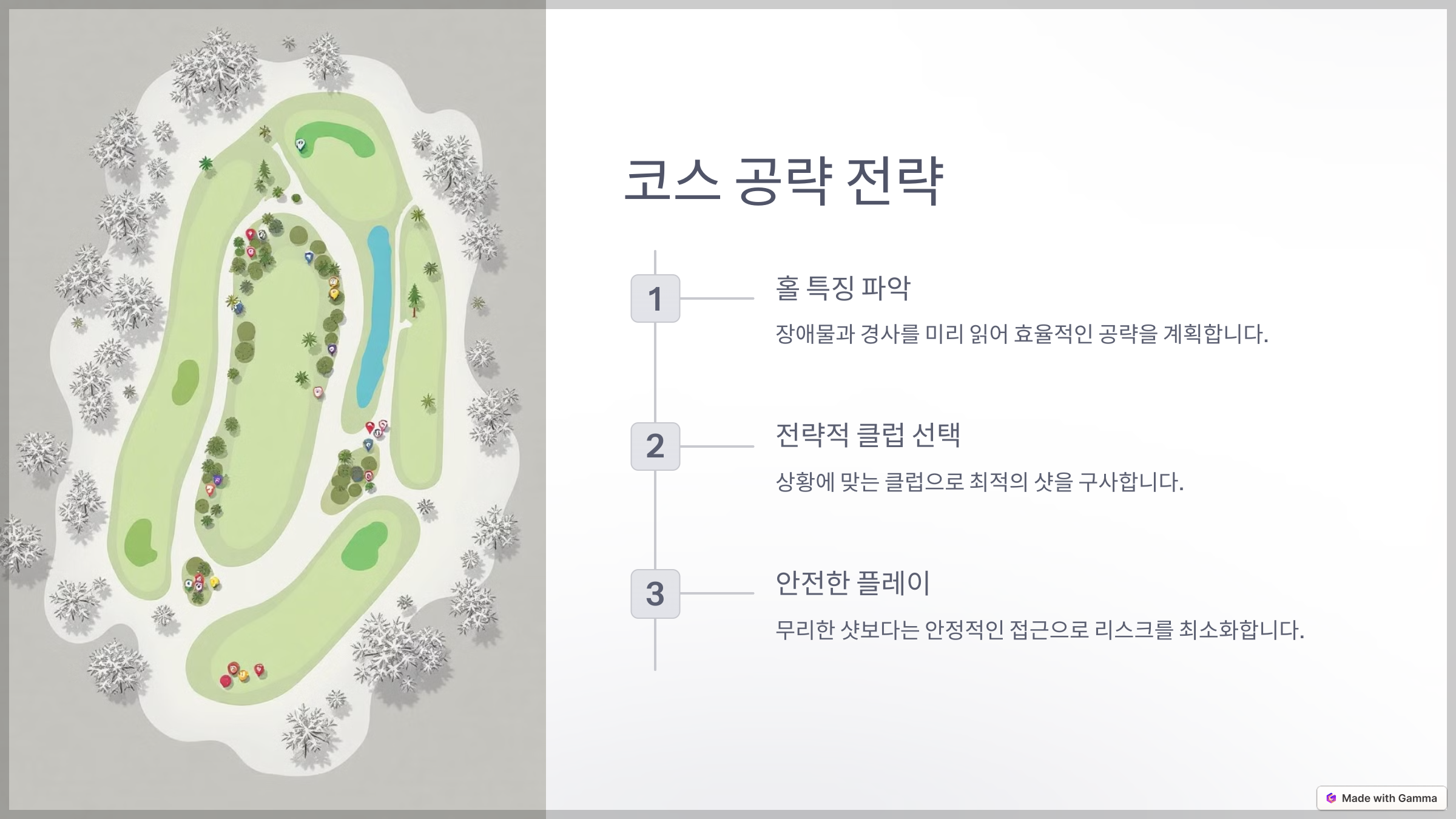 코스 공략법으로 스코어 줄이기