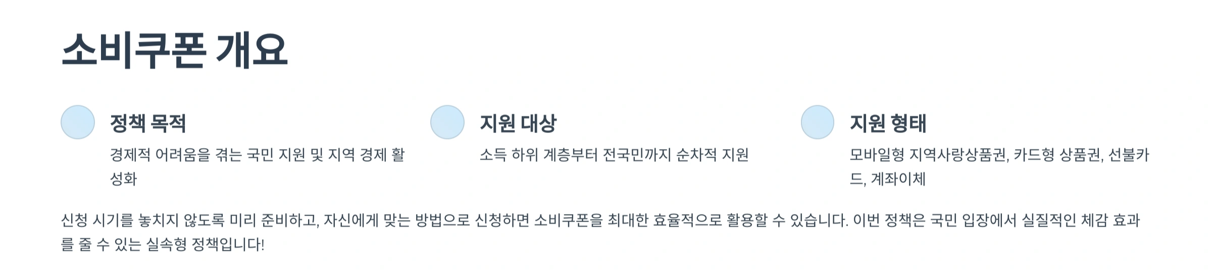 소비쿠폰개요