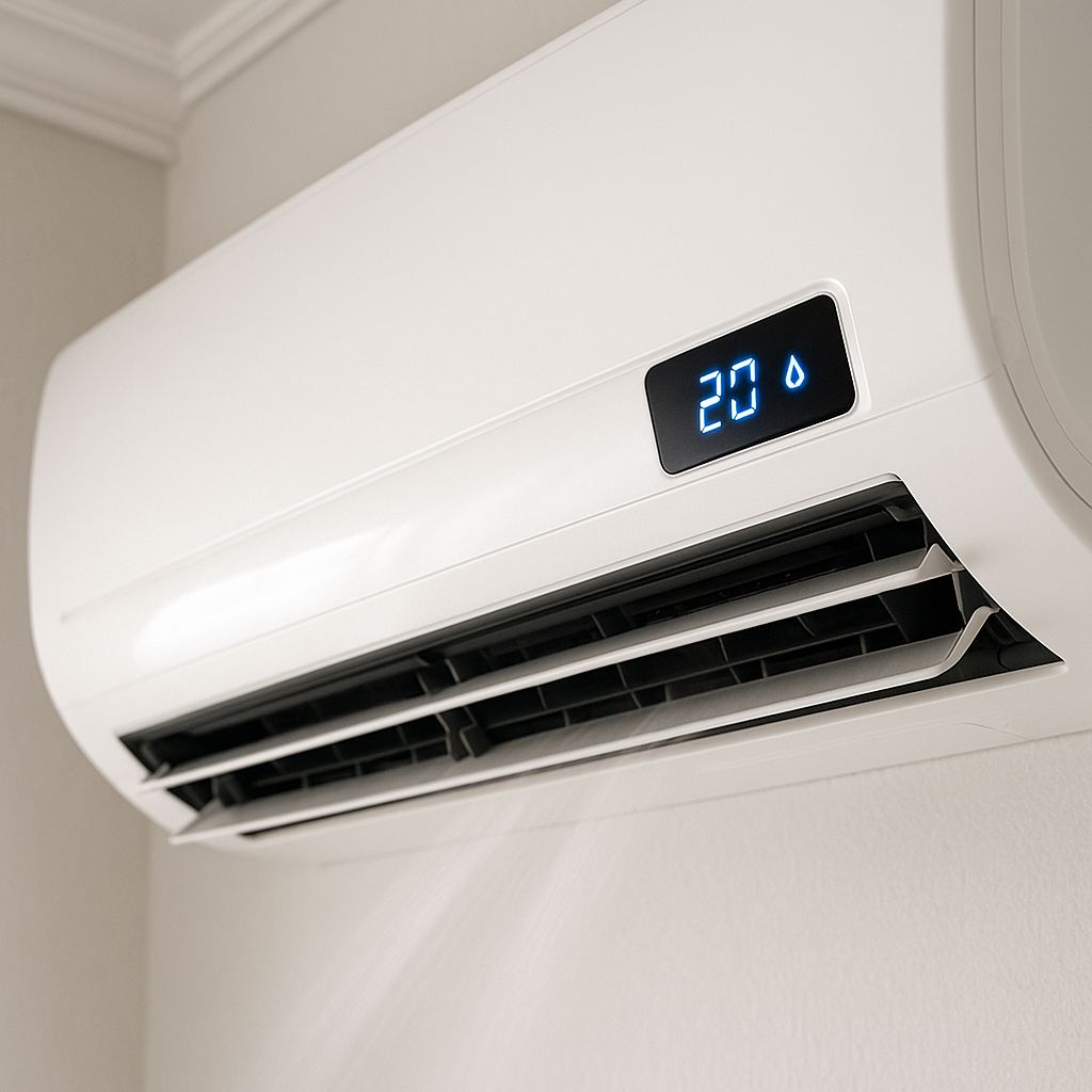 제습 기능 작동 장면