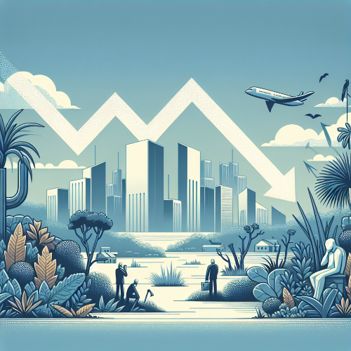 한국 경제 하락 이미지