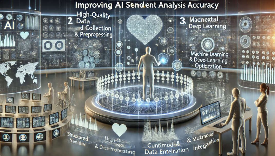 AI 감성 분석 정확도를 높이는 방법을 나타낸 사진