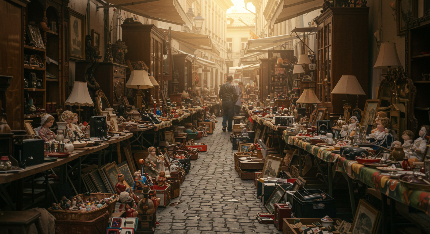 해외 벼룩 시장에서 발견한 보석들 – 빈티지 수집 여행에 관한 이미지