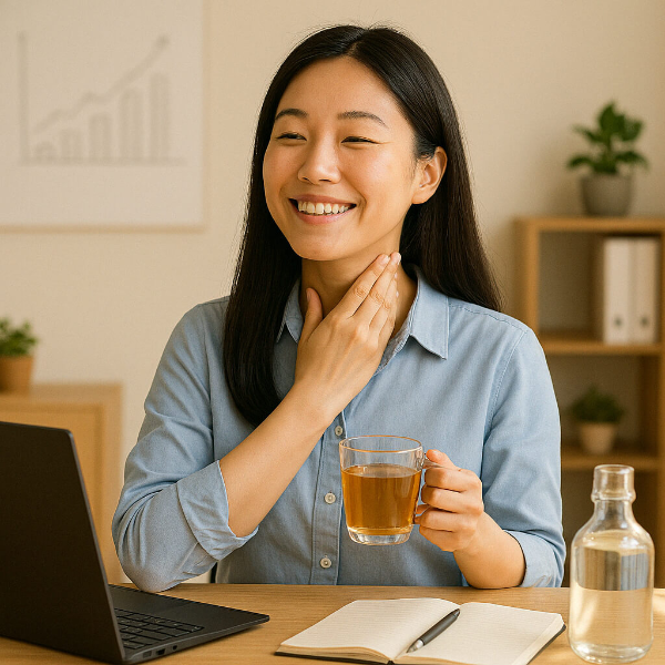 목 건강을 지키는 일상 속 소리 습관