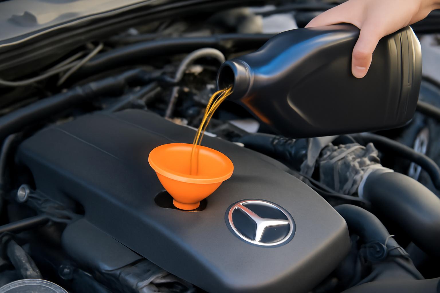 벤츠 엔진오일 보충