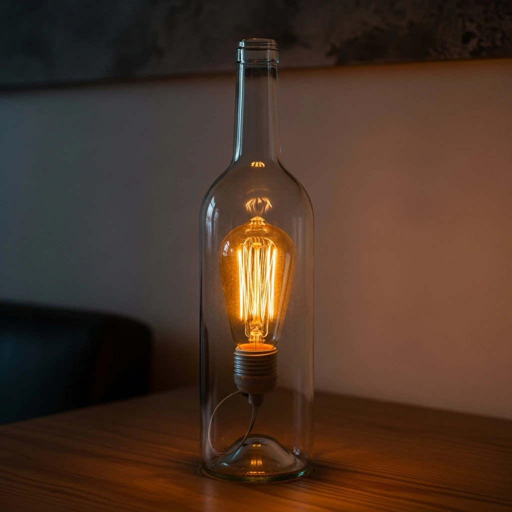 에디슨전구 무드등 점등