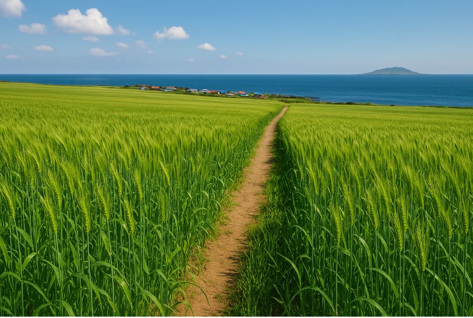 가파도 청보리밭