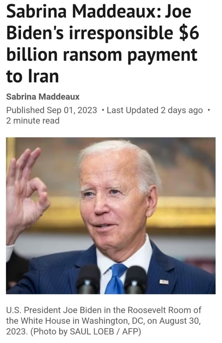 미국의 정치동향 업데이트: 바이든, 60억불 몸값 지불 l 폭력범죄 방치 Joe Biden's irresponsible $6 billion ransom payment to Iran