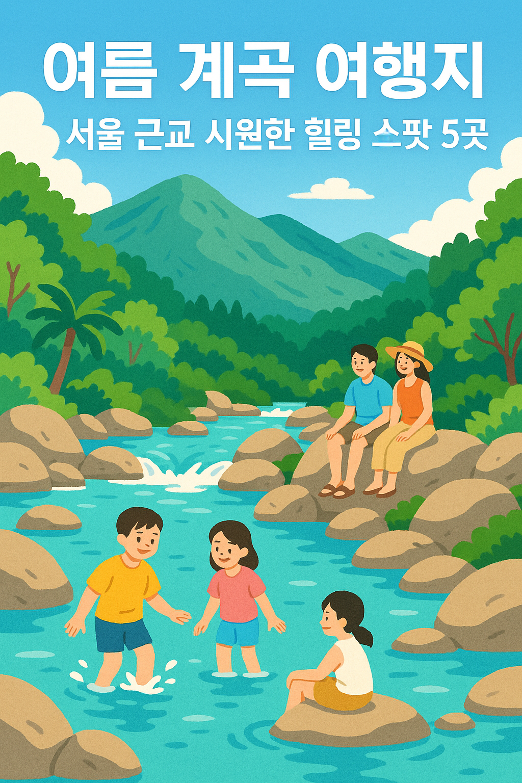 여름 계곡 여행지｜서울 근교 시원한 힐링 스팟 5곳