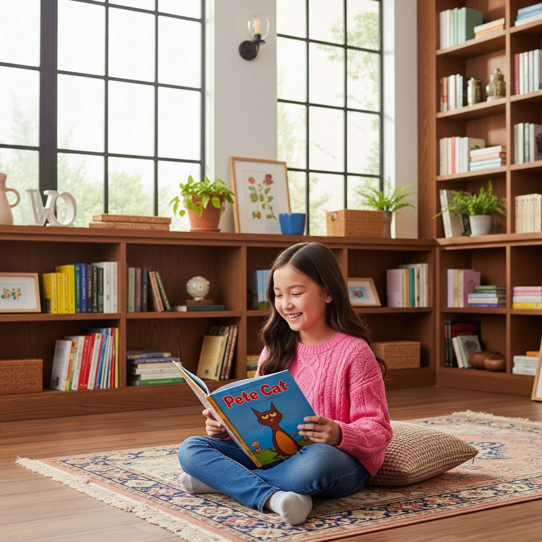 리딩 레벨에 맞는 영어 그림책을 읽는 아이