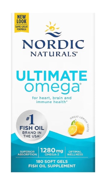 Ultimate Omega, 레몬, 640mg, 소프트젤 180정