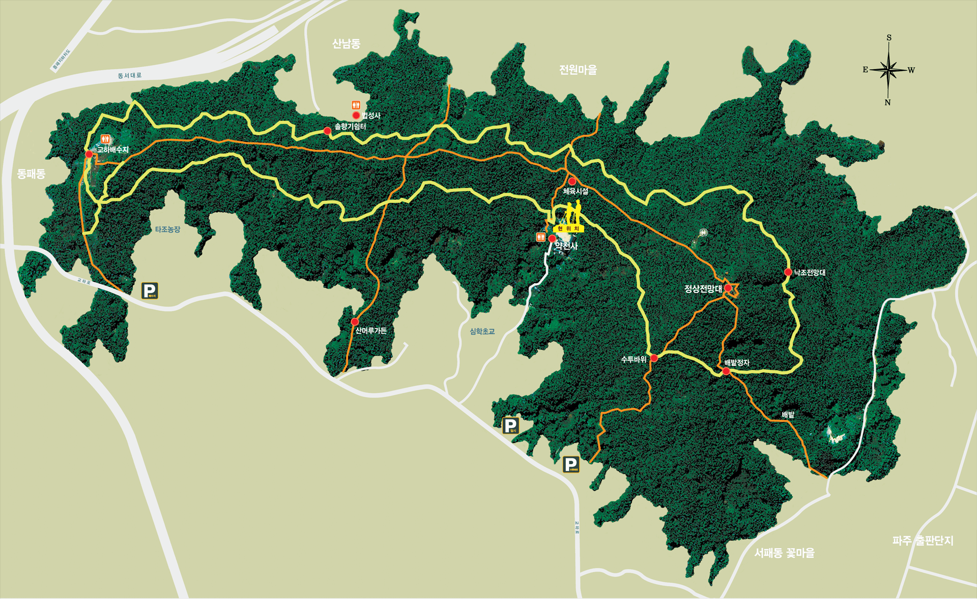 심학산-둘레길-조성도