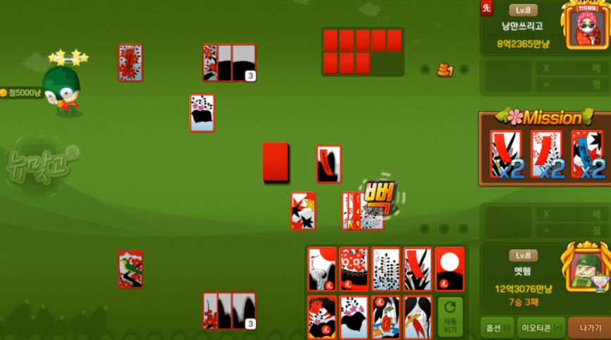 피망 맞고 다운로드, 게임 방법, 게임 족보(패 계산법)