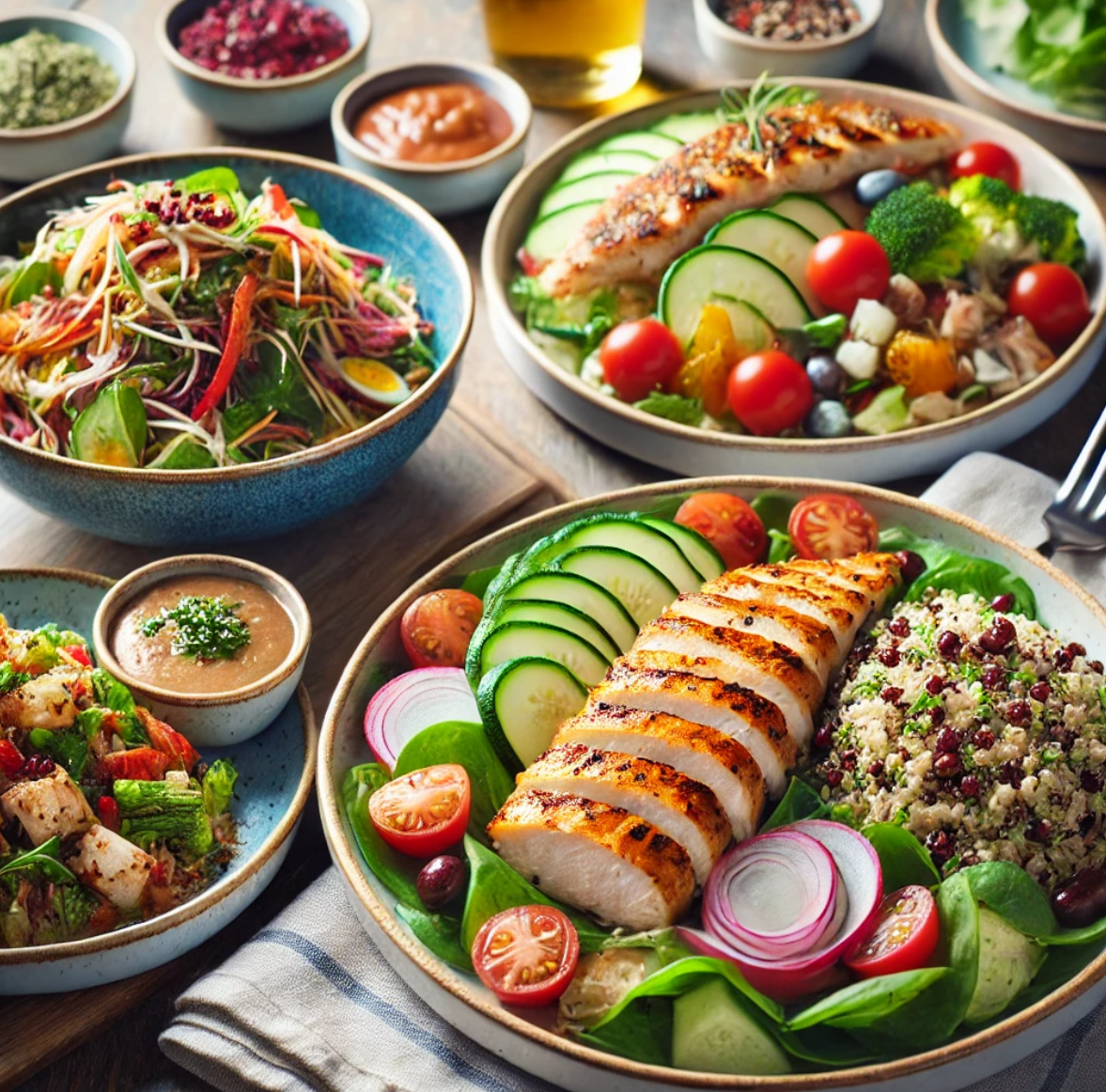 다이어트 할때 외식 메뉴로 선택하기 좋은 사진