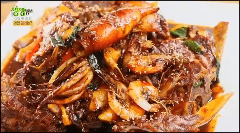 생생정보 해물뼈찜안내