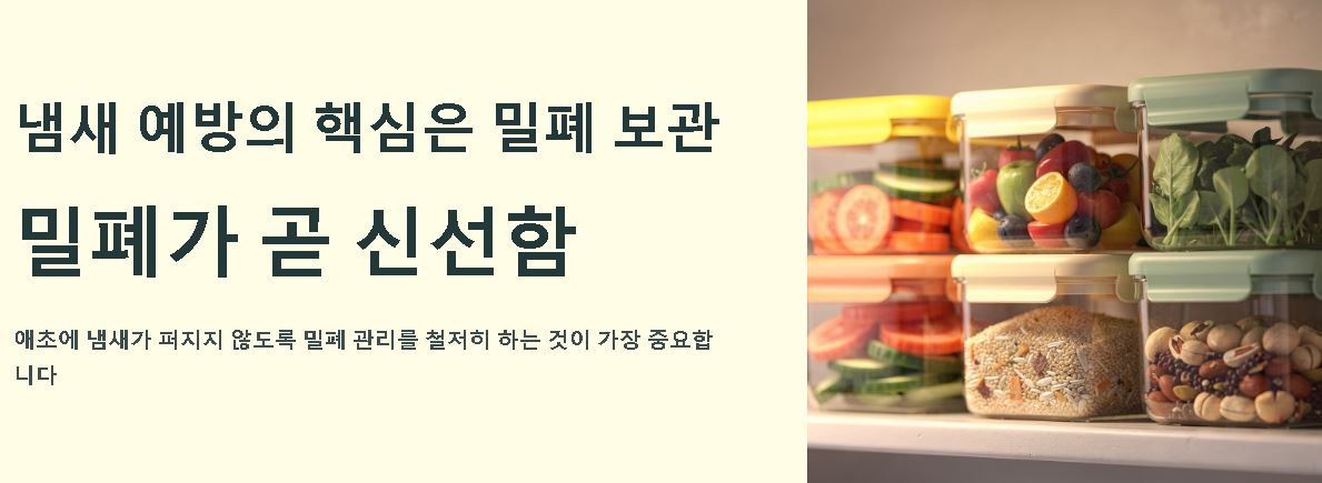 냉장고 냄새 없애는법 간단해요