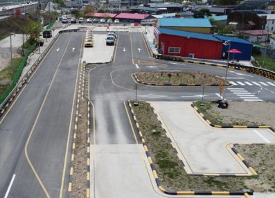 청담운전학원기능시험장 모습