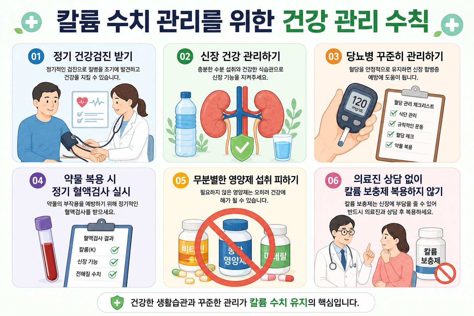 칼륨 수치가 높아지는 것을 예방하는 방법