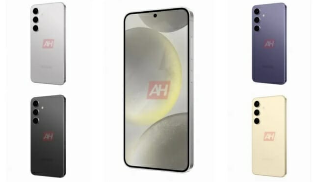 4개 색상으로 이루어진 갤럭시S24 렌더링이 공개됐다.