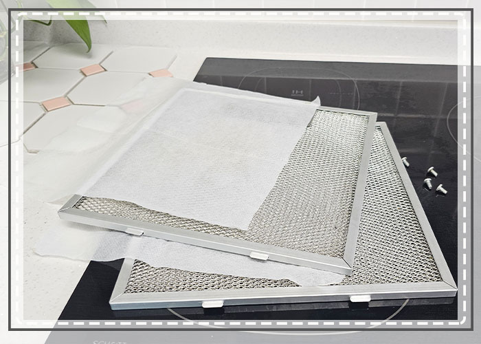 주방 배기후드 필터 청소