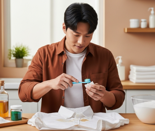 김치국물, 커피, 볼펜 흰 옷 얼룩! 이제 버리지 마세요 (종류별 제거법 총정리)