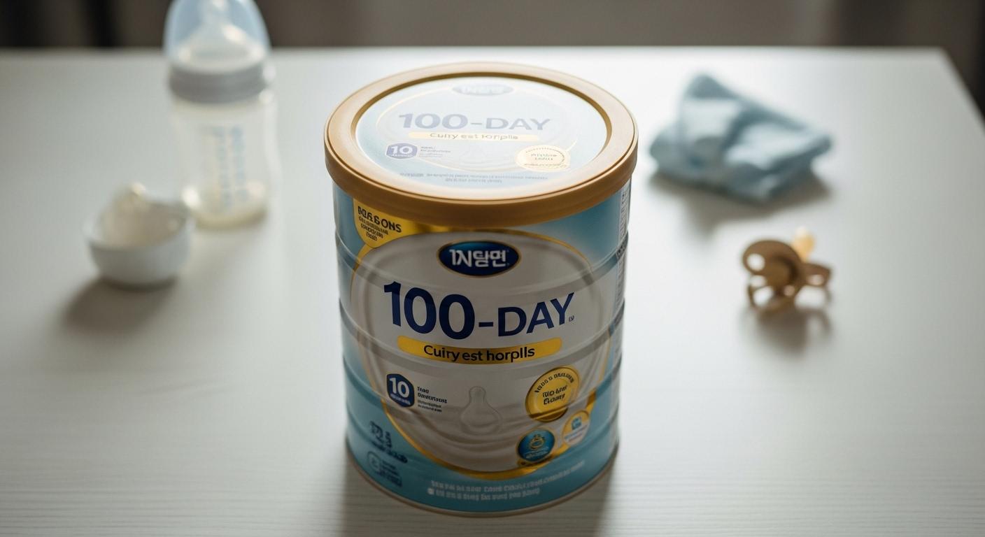 백일 아기 분유량