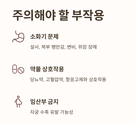 베르베린 부작용
