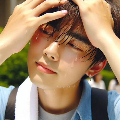 여름 폭염, 열대야, 더위에 지친 표정