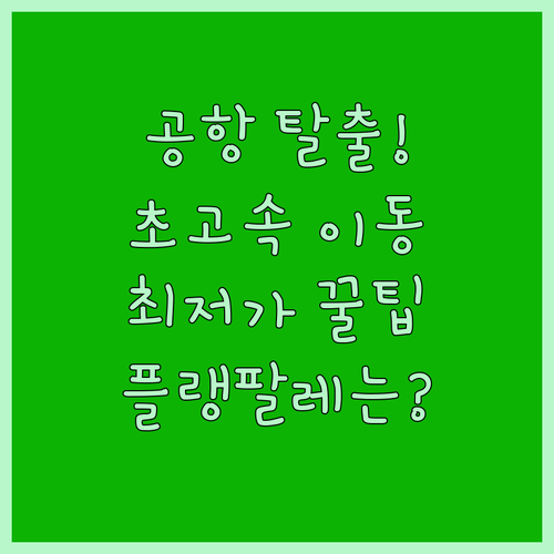 제네바 공항에서 오텔 드 플랭팔레까지..
