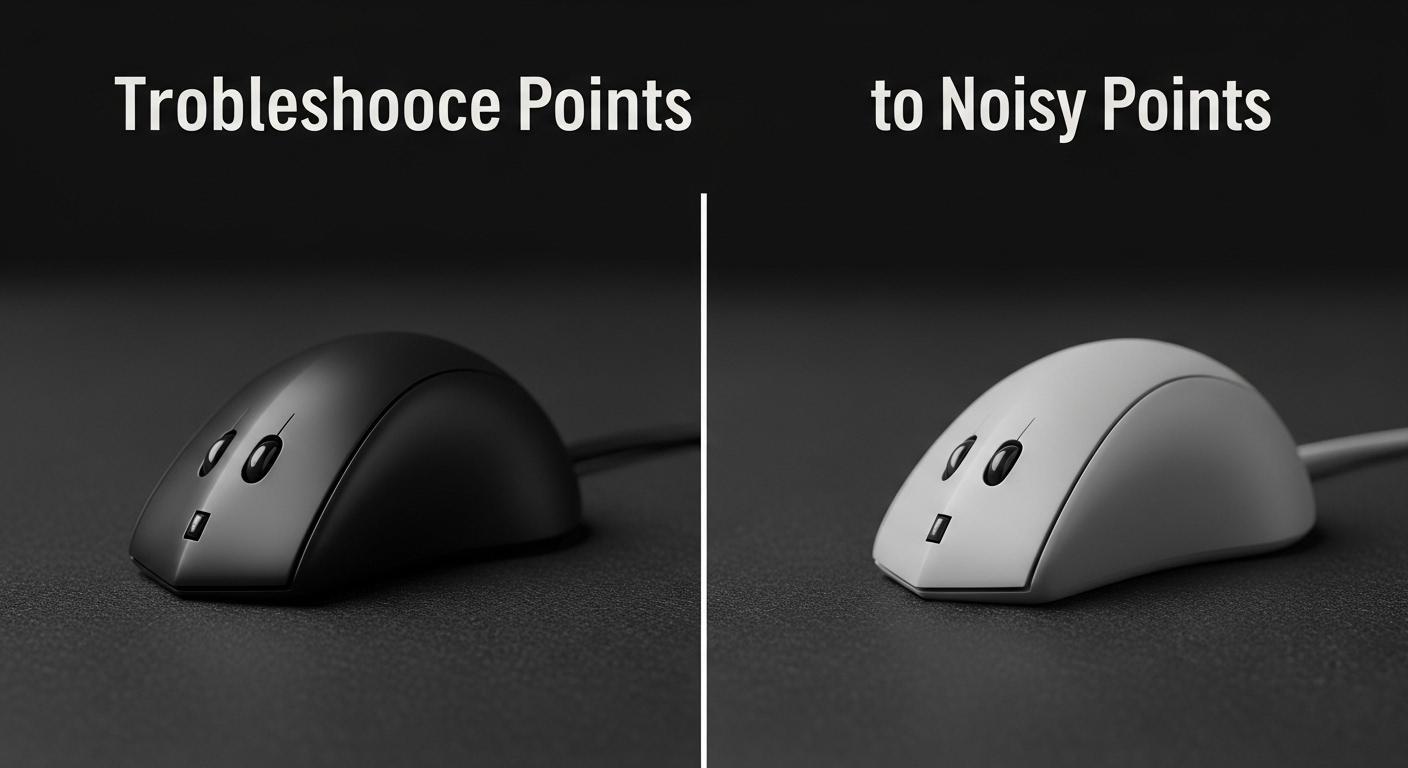소음 마우스 문제 해결 포인트