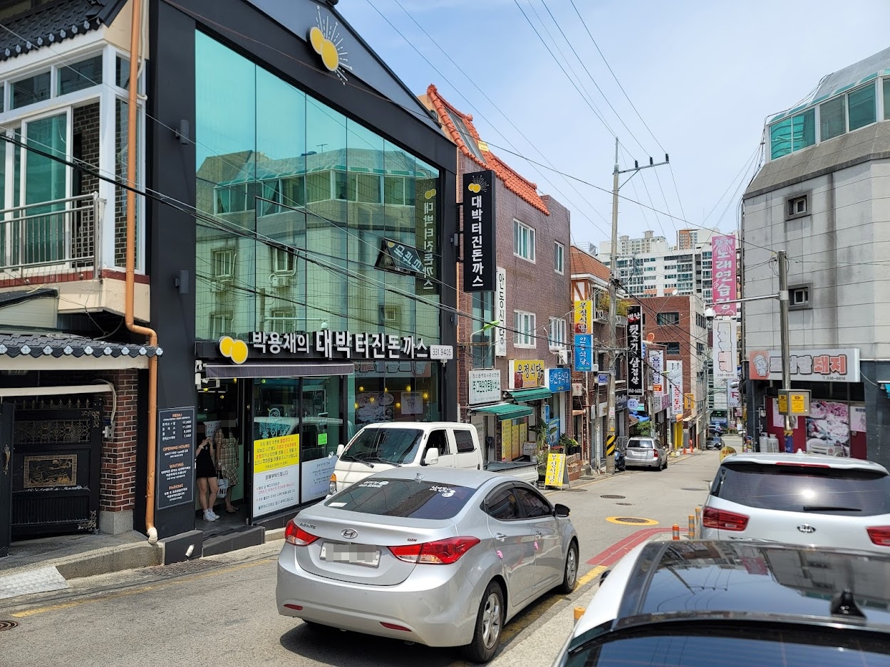 부산 북구 덕천 만덕 돈까스 주차장 주차비