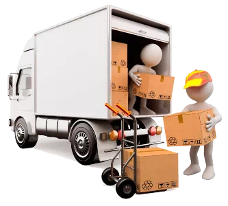 원룸이사짐을 이삿짐을 싫고 있는 스탭사진