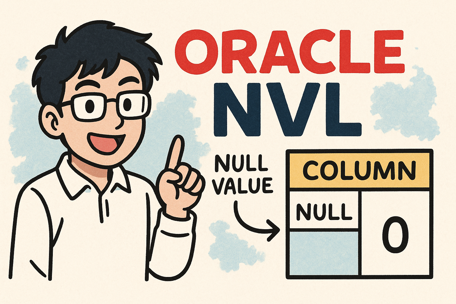 오라클 NVL() 함수로 NULL 값을 기본값으로 바꾸는 방법