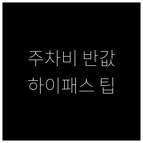 김포공항 주차비 절약하는 방법과 하이..