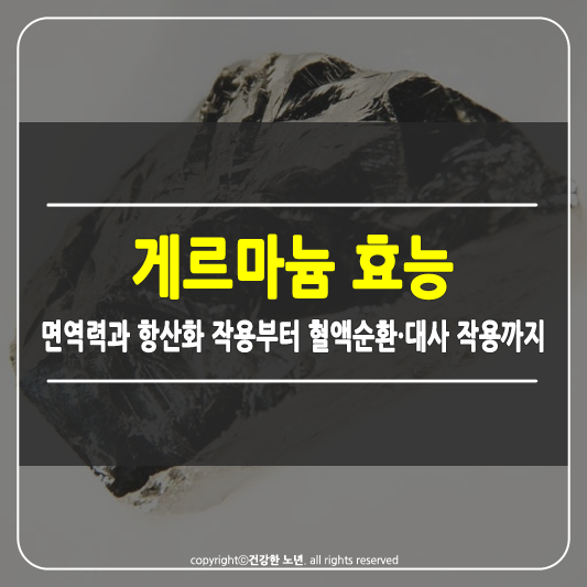게르마늄 효능